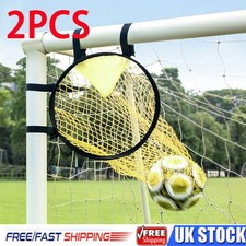 2x Football Target Net Soccer