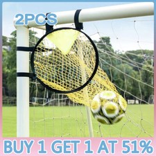 2x Football Target Net Soccer
