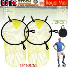 2x Football Target Net Soccer