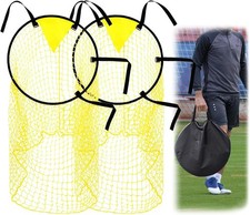2x Football Target Net Soccer